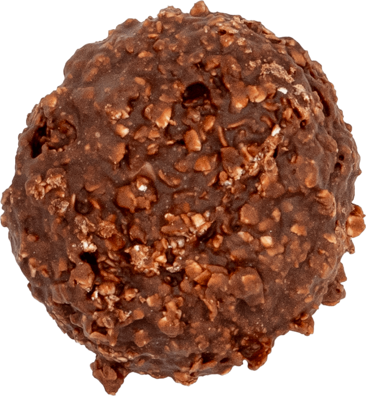 chocolate no bake cookie cutout