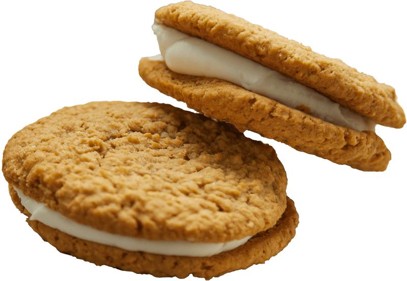 oatmeal sandwich cookie cutout