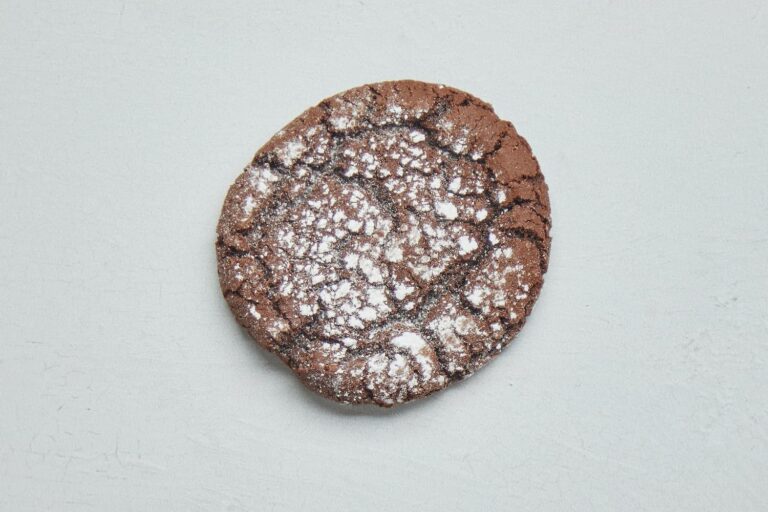 chocolate crinkle cookie